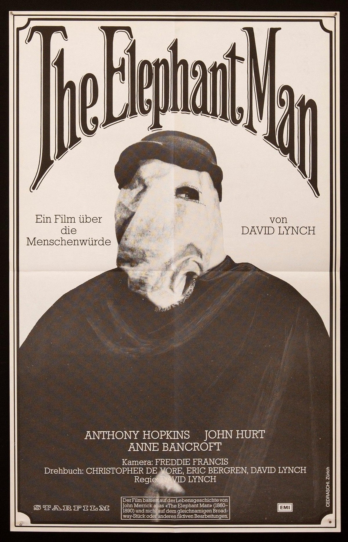 The Elephant Man Original Vintage Movie Poster