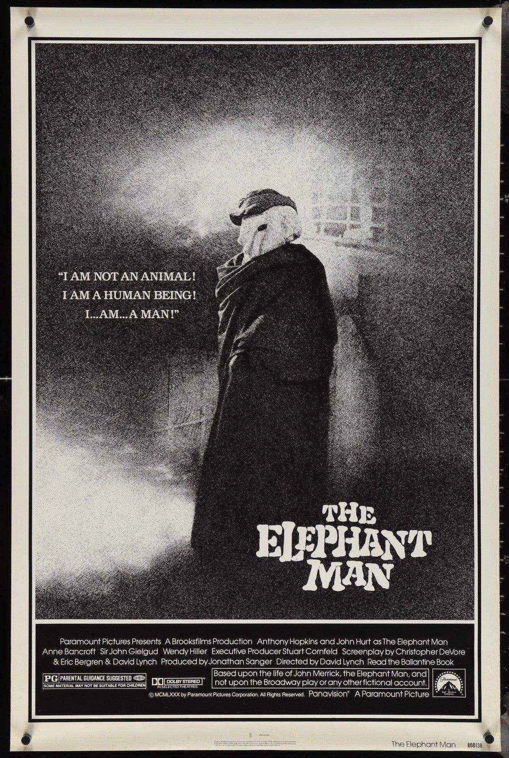 The Elephant Man Original Vintage Movie Poster