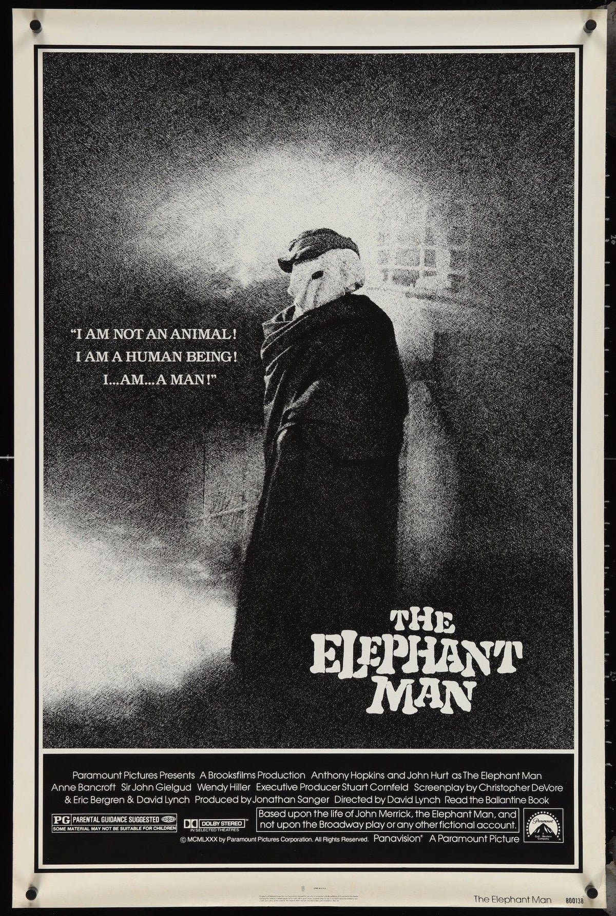 The Elephant Man Original Vintage Movie Poster