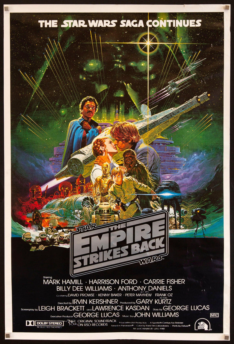The Empire Strikes Back 1 Sheet (27x41) Original Vintage Movie Poster