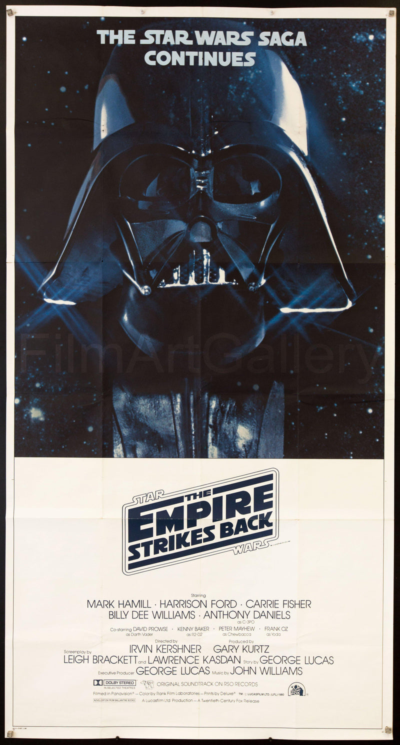 The Empire Strikes Back 3 Sheet (41x81) Original Vintage Movie Poster