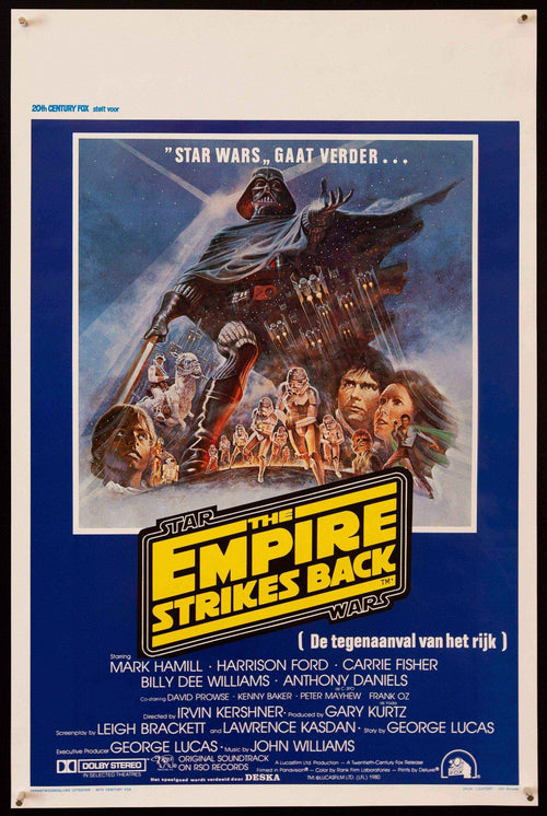 The Empire Strikes Back Original Vintage Movie Poster
