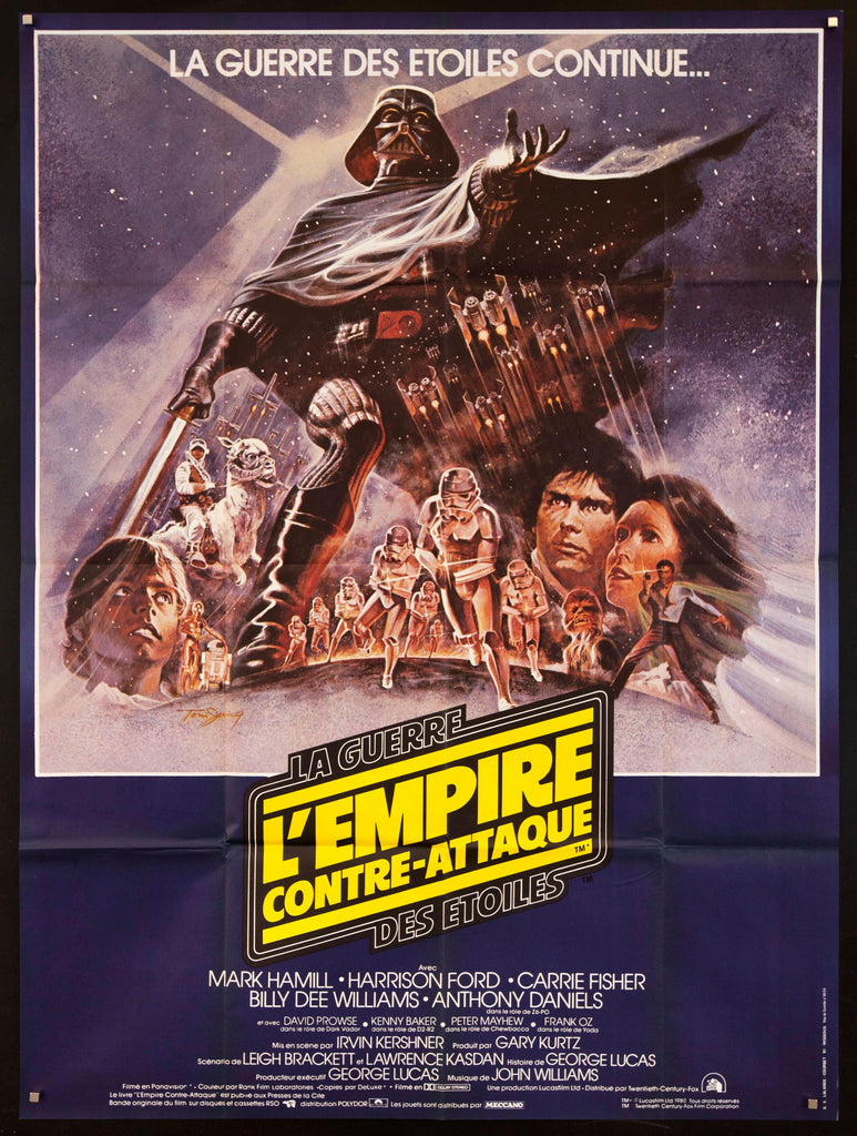 The Empire Strikes Back Original Vintage Movie Poster