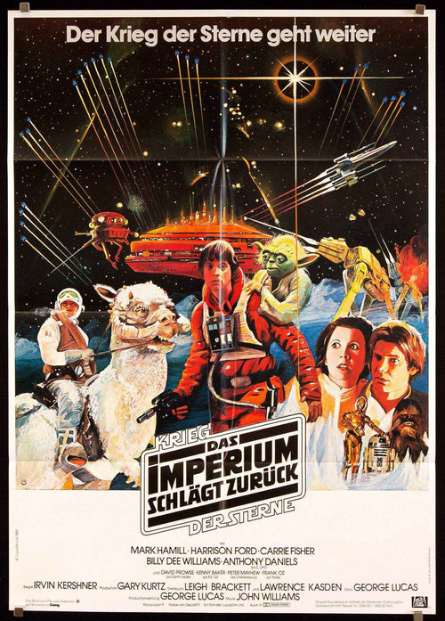 The Empire Strikes Back Original Vintage Movie Poster