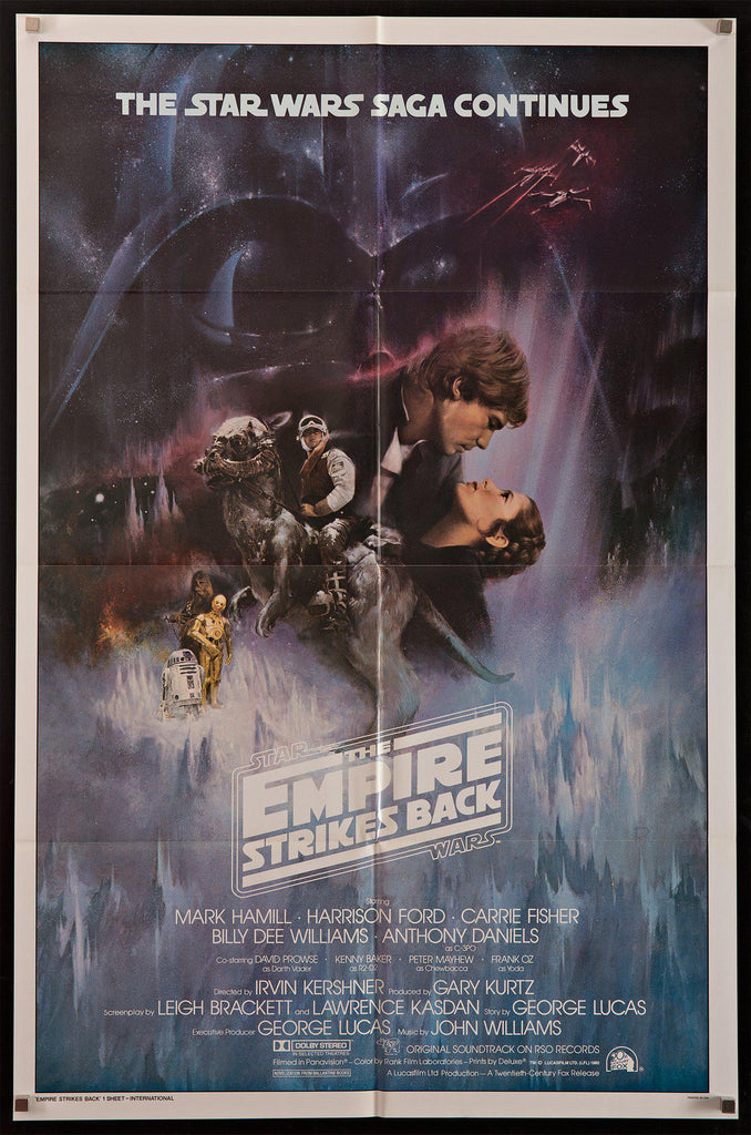 The Empire Strikes Back Original Vintage Movie Poster