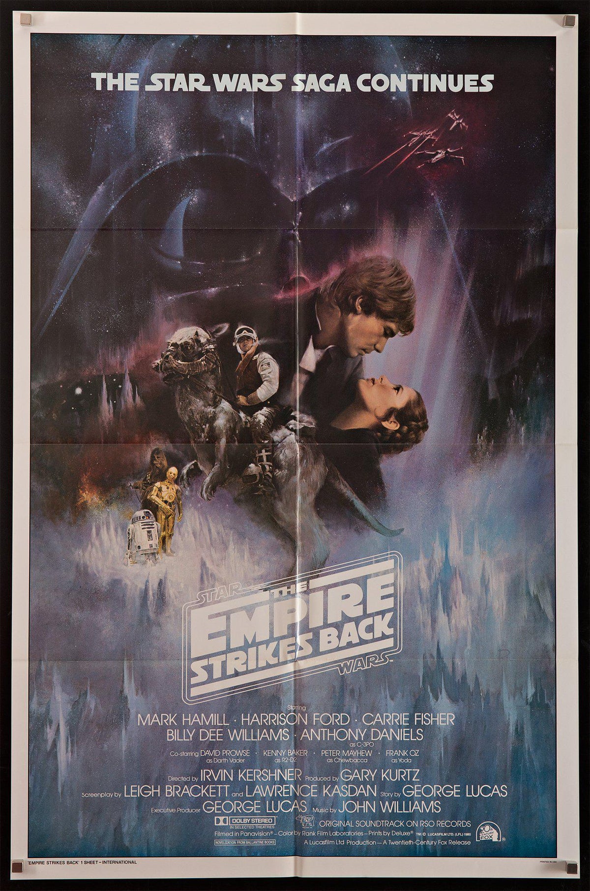 The Empire Strikes Back Original Vintage Movie Poster