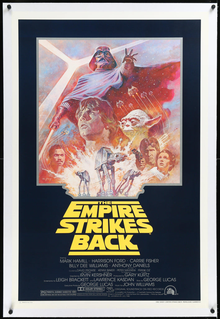 The Empire Strikes Back Original Vintage Movie Poster