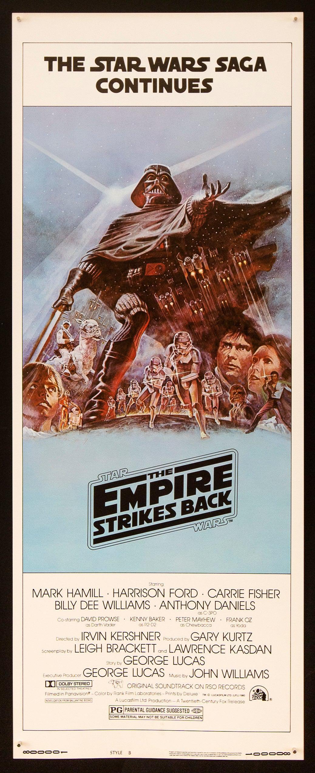The Empire Strikes Back Original Vintage Movie Poster