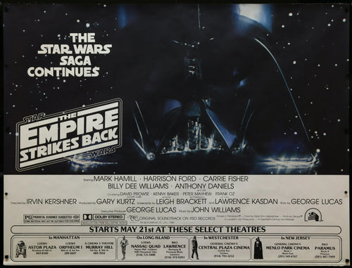 The Empire Strikes Back Original Vintage Movie Poster