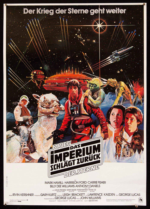 The Empire Strikes Back Original Vintage Movie Poster