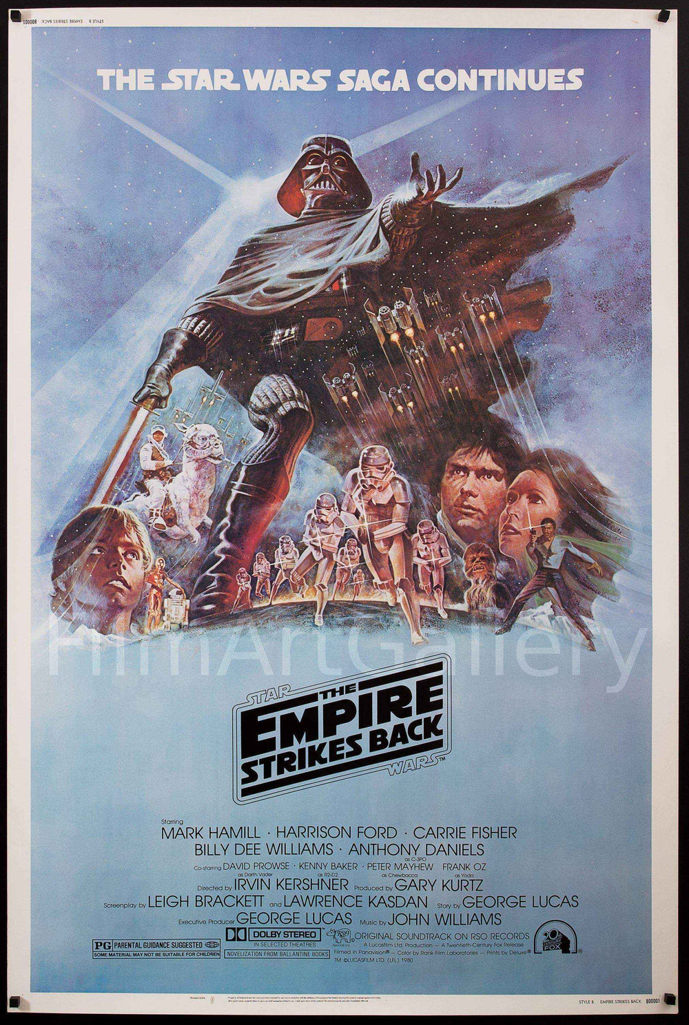 The Empire Strikes Back Original Vintage Movie Poster