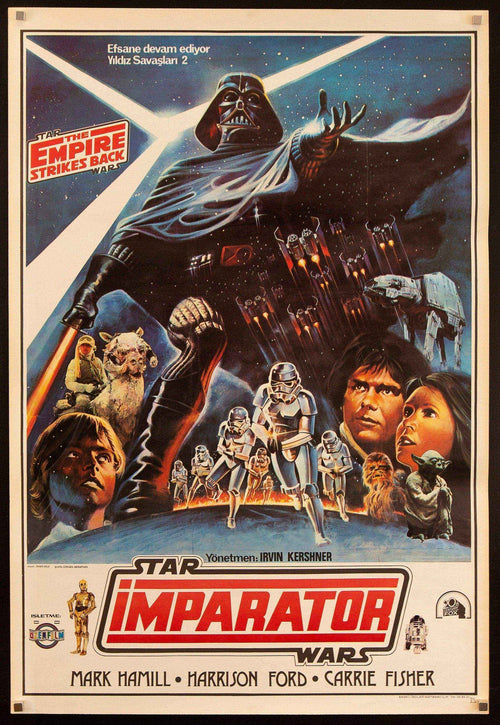 The Empire Strikes Back Original Vintage Movie Poster