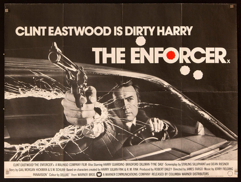 The Enforcer British Quad (30x40) Original Vintage Movie Poster