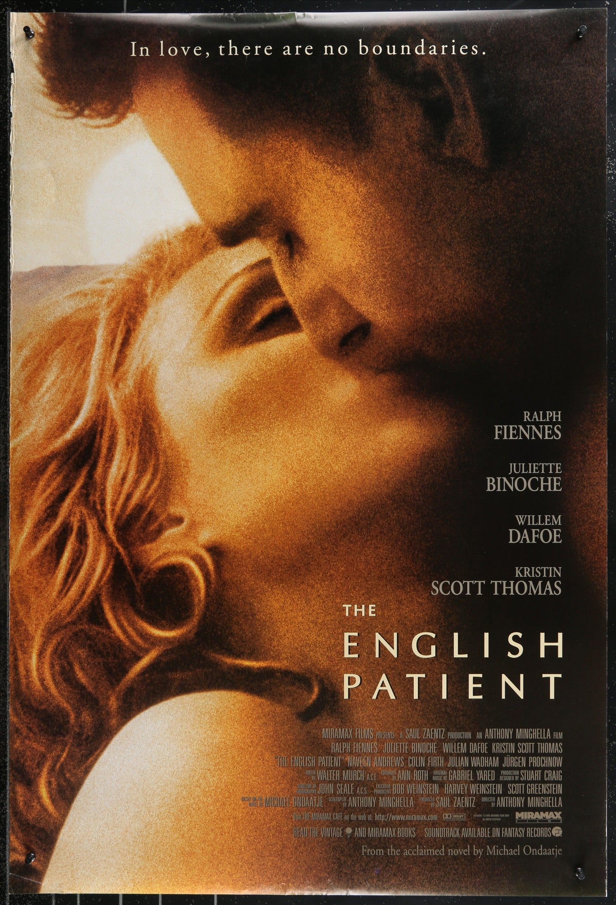 The English Patient Original Vintage Movie Poster