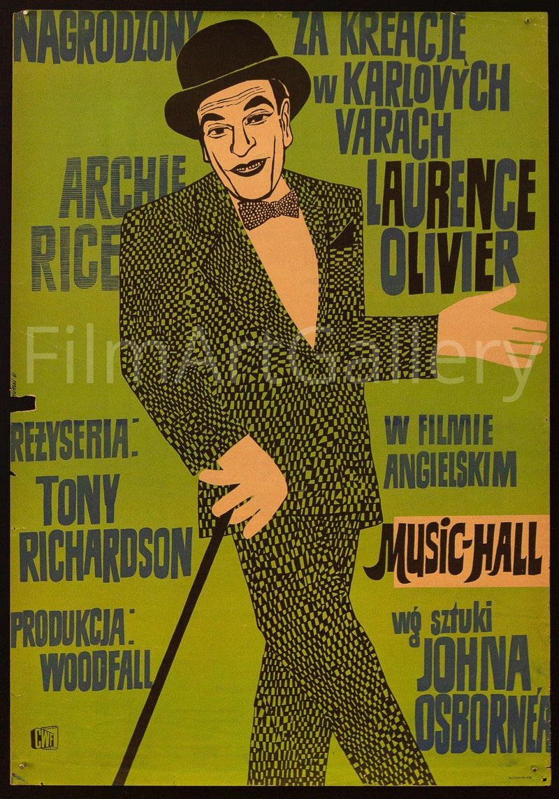 The Entertainer Polish A1 (23x33) Original Vintage Movie Poster