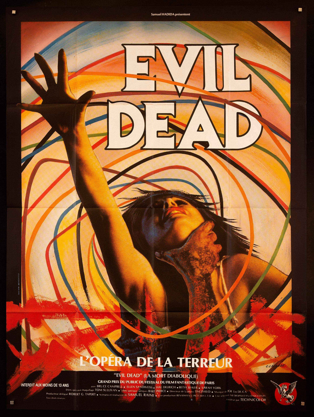 The Evil Dead Original Vintage Movie Poster