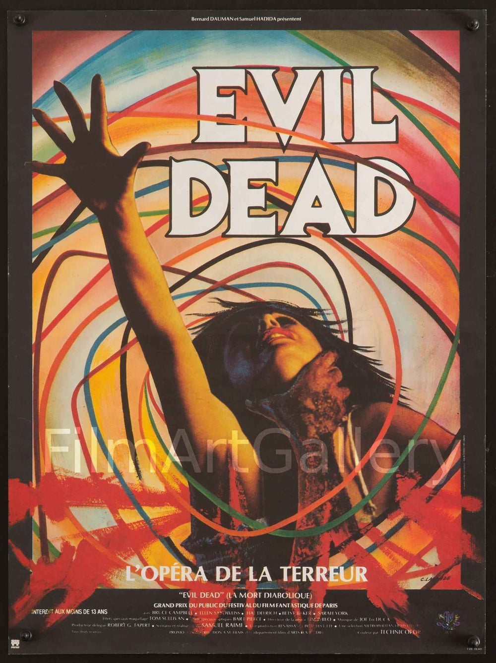 The Evil Dead Original Vintage Movie Poster
