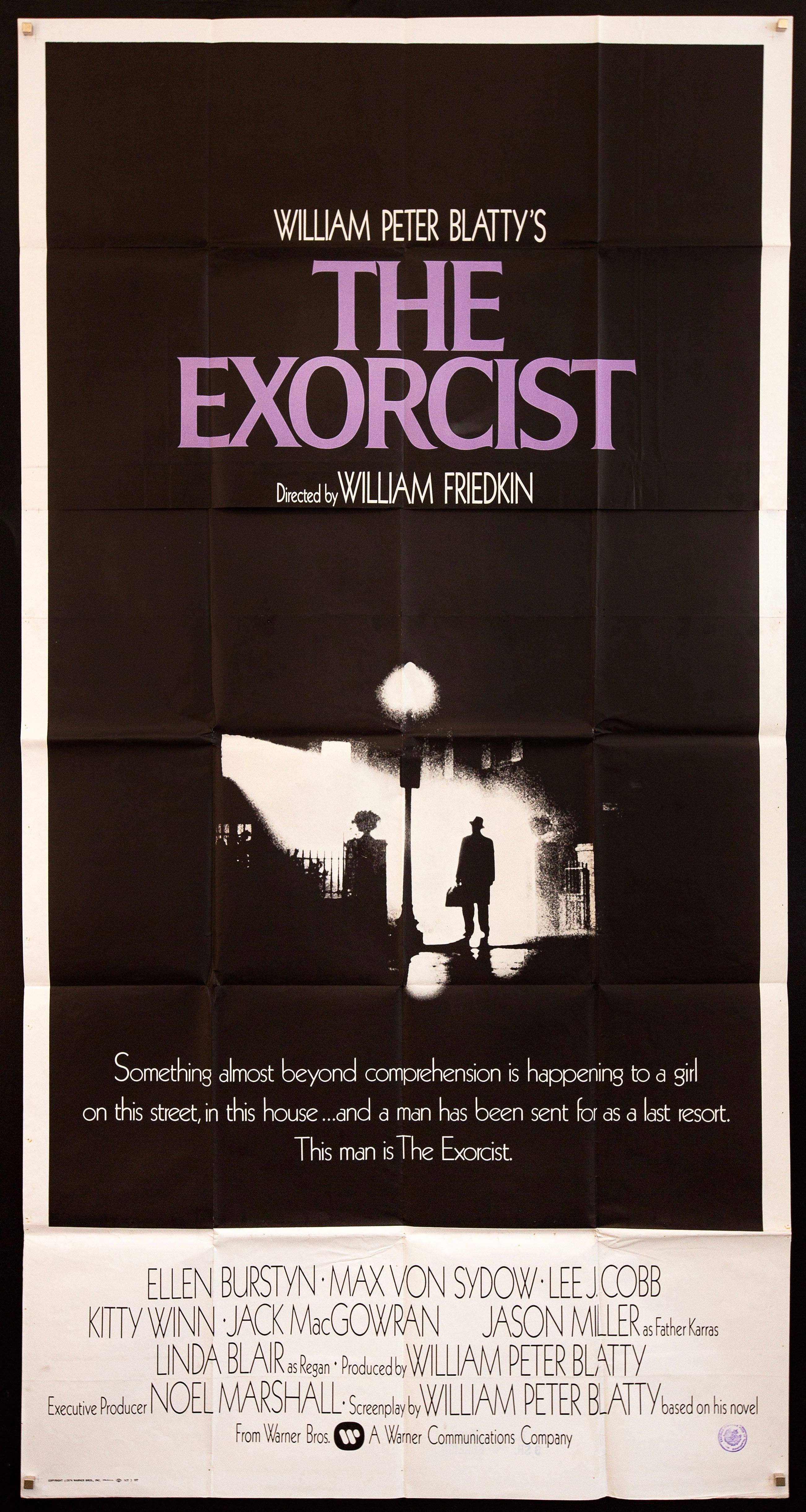 The Exorcist Movie Poster 1973 3 Sheet (41x81)