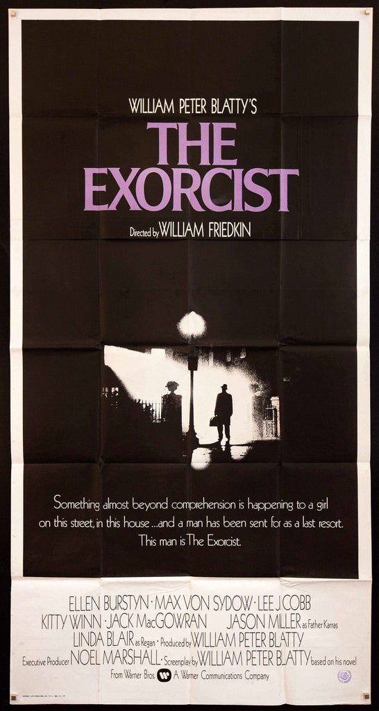 The Exorcist Movie Poster 1973 3 Sheet (41x81)