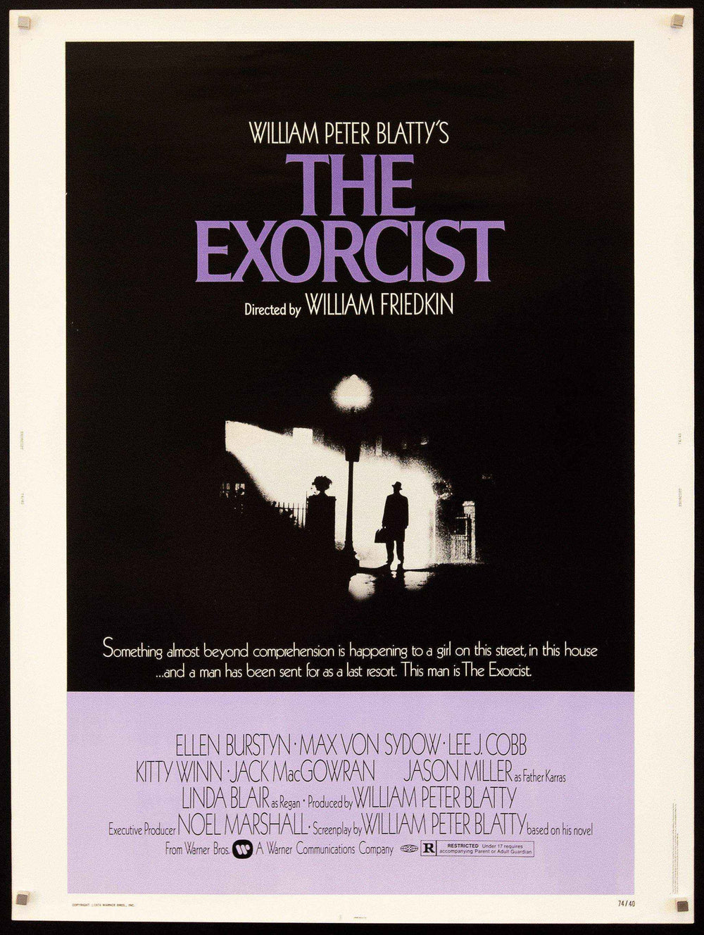 The Exorcist Original Vintage Movie Poster