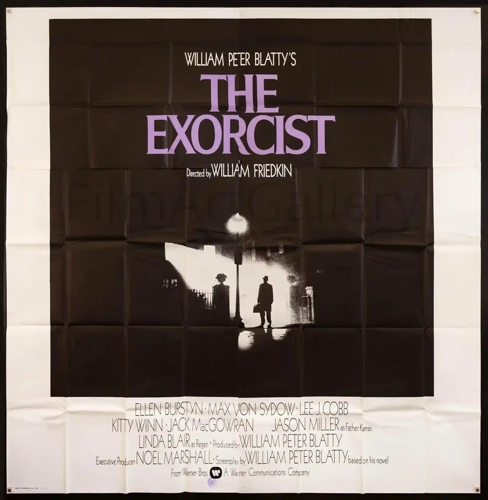 The Exorcist Movie Poster 1973 6 Sheet (81x81)