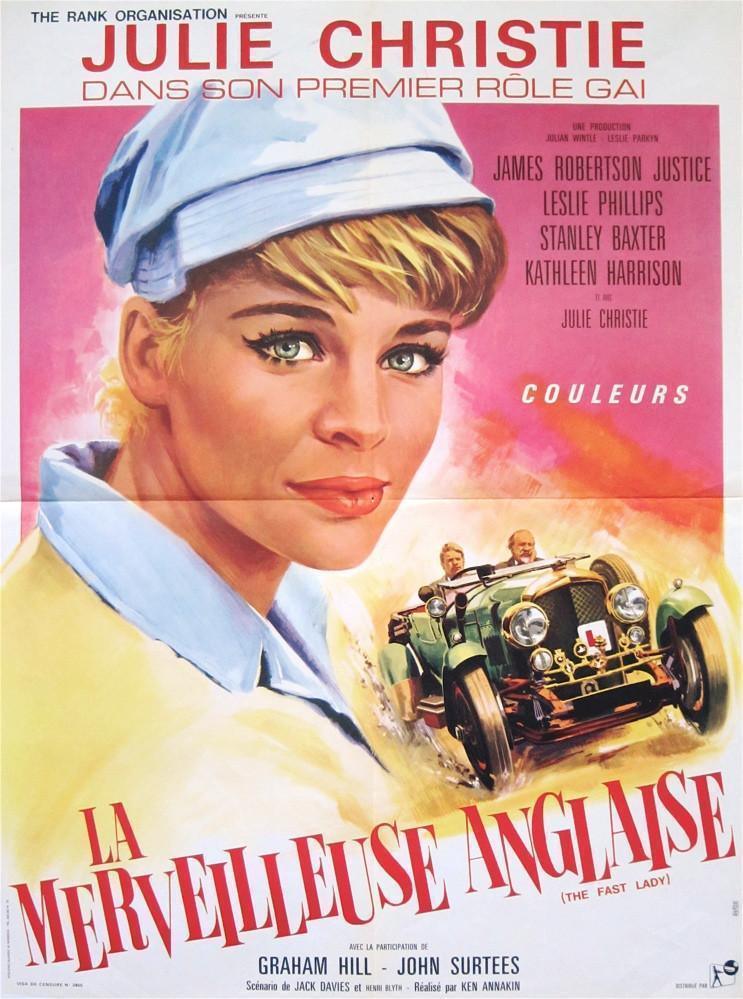The Fast Lady French small (23x32) Original Vintage Movie Poster