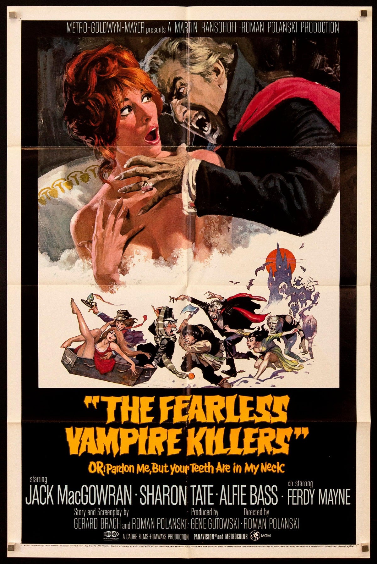 The Fearless Vampire Killers Original Vintage Movie Poster