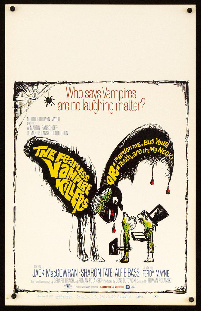 The Fearless Vampire Killers Original Vintage Movie Poster