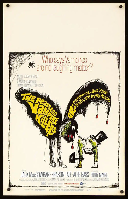 The Fearless Vampire Killers Original Vintage Movie Poster