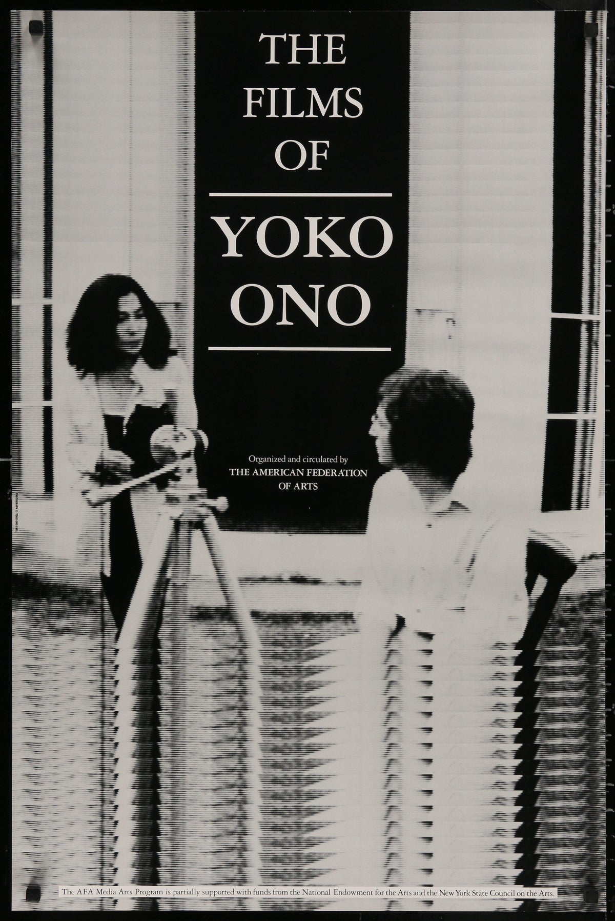 The Films of Yoko Ono 1 Sheet (27x41) Original Vintage Movie Poster