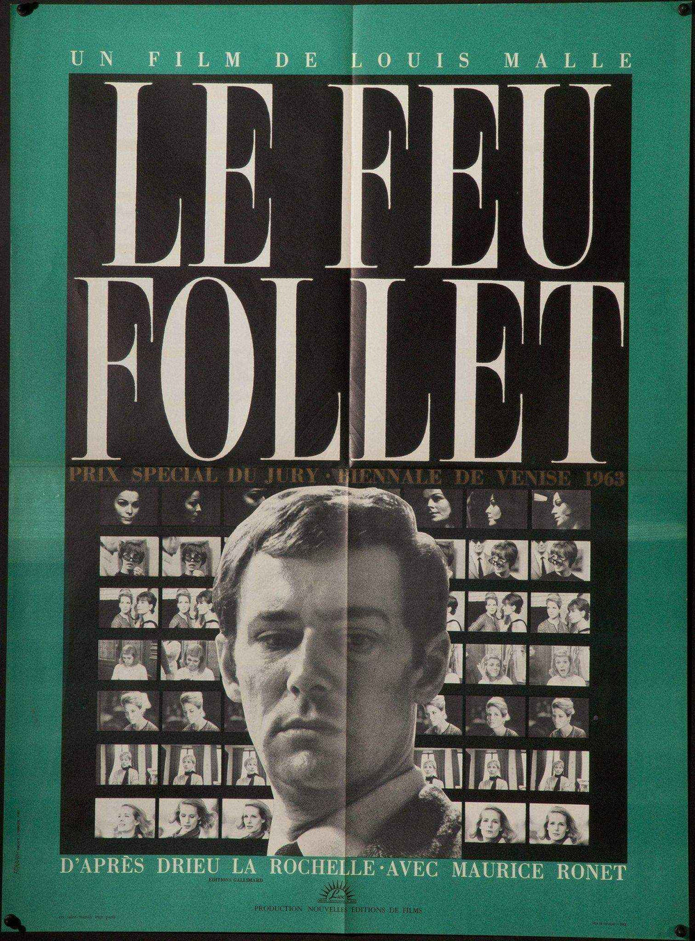 The Fire Within (Le Feu Follet) Original Vintage Movie Poster