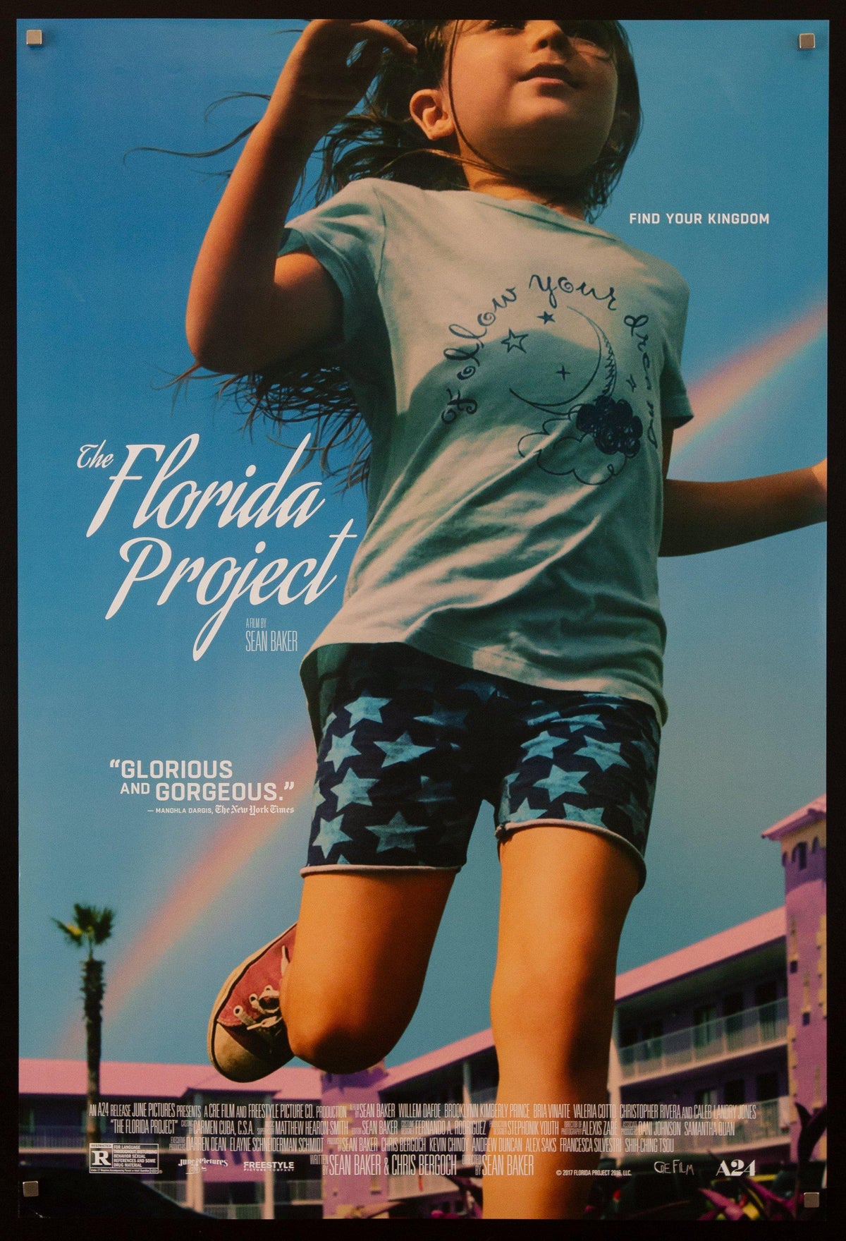 The Florida Project 1 Sheet (27x41) Original Vintage Movie Poster