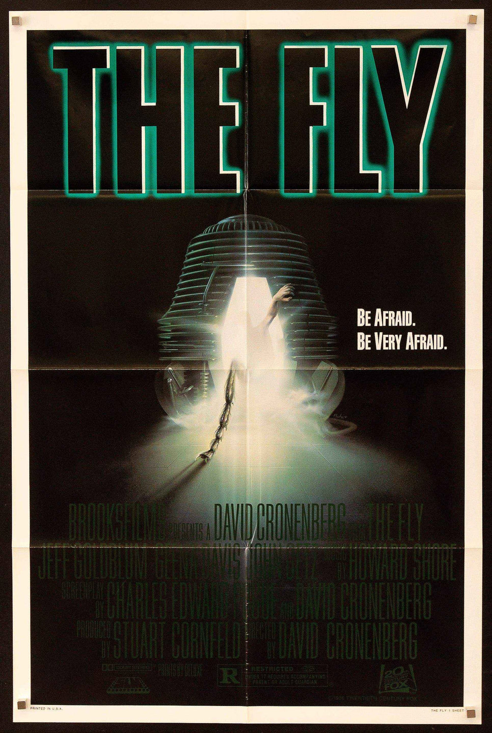 The Fly Original Vintage Movie Poster
