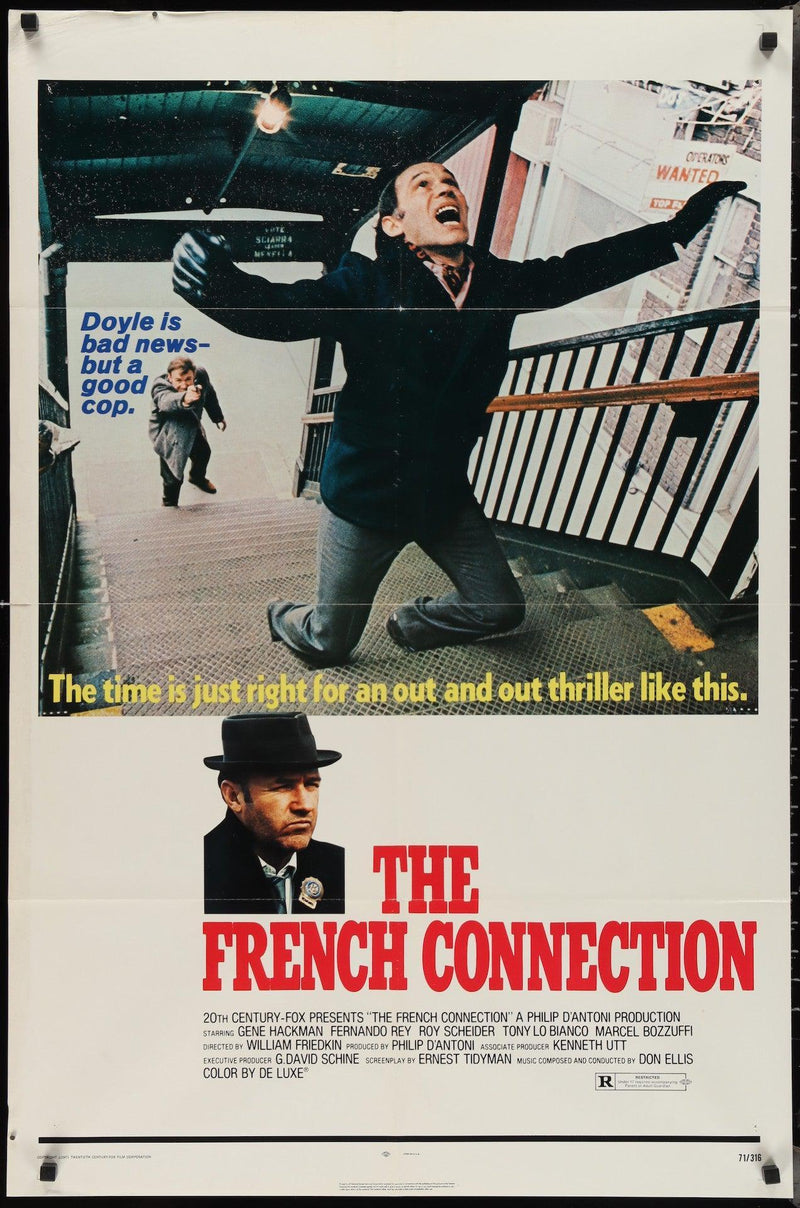 The French Connection 1 Sheet (27x41) Original Vintage Movie Poster