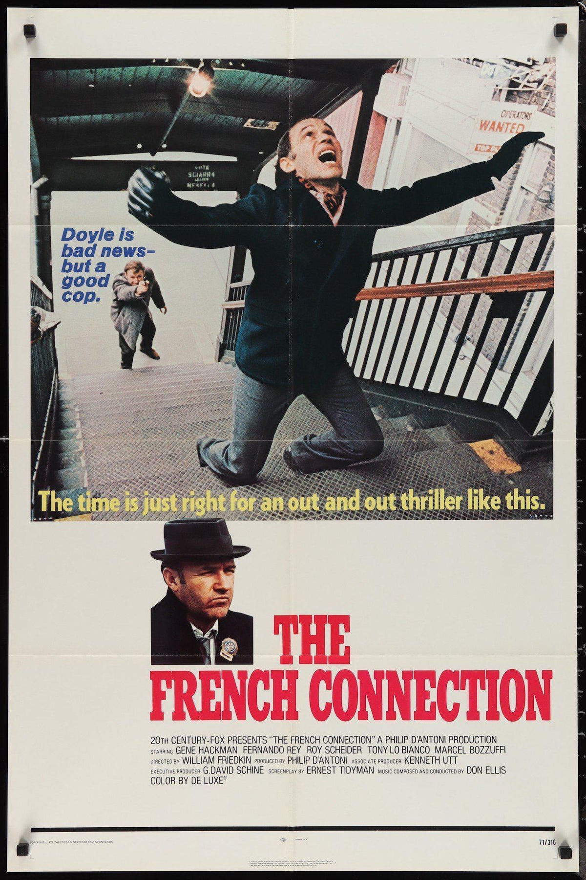 The French Connection Original Vintage Movie Poster