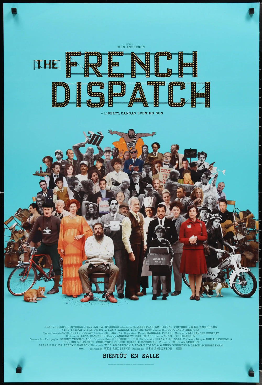 The French Dispatch Original Vintage Movie Poster