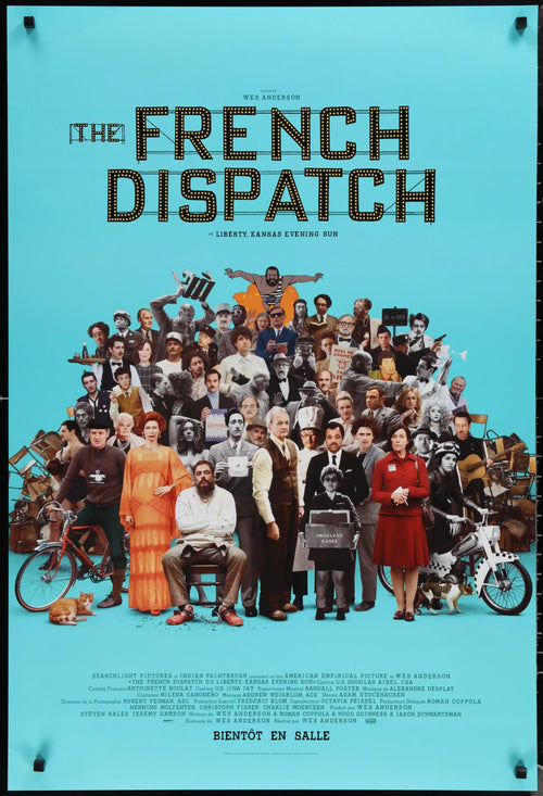 The French Dispatch Original Vintage Movie Poster