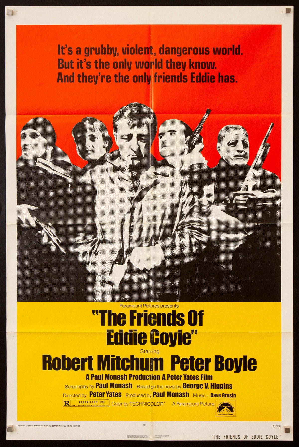 The Friends Of Eddie Coyle Original Vintage Movie Poster