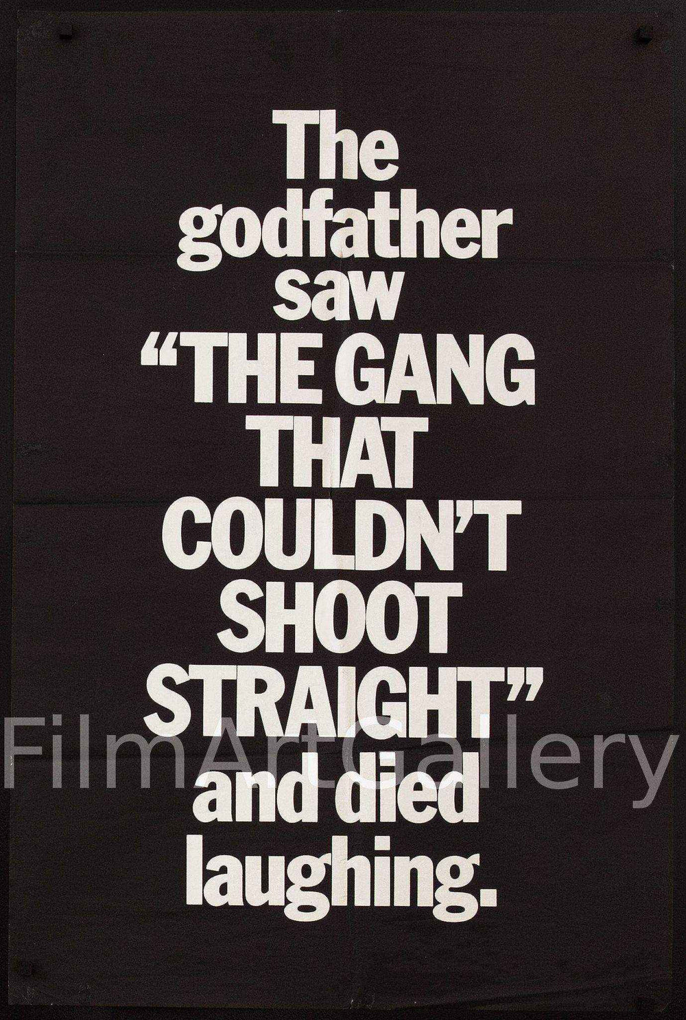 The Gang That Couldn't Shoot Straight Original Vintage Movie Poster