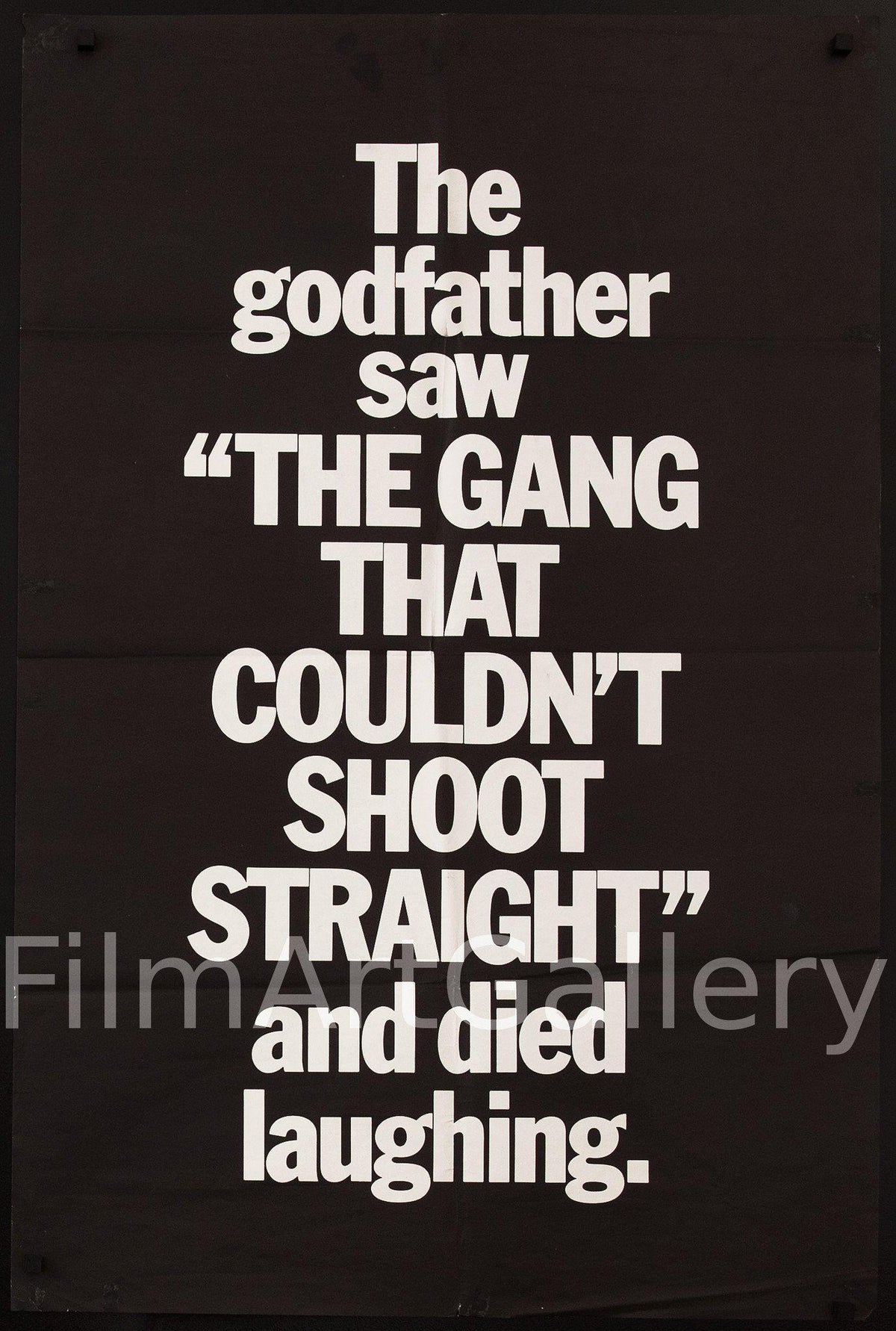 The Gang That Couldn&#39;t Shoot Straight Original Vintage Movie Poster