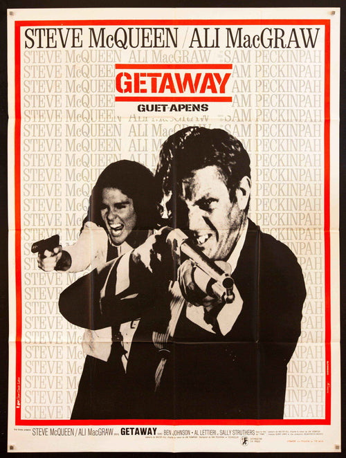 The Getaway Original Vintage Movie Poster