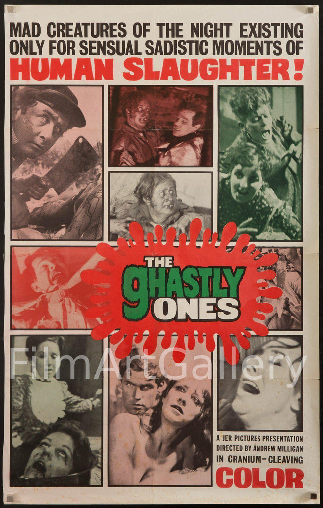 The Ghastly Ones Original Vintage Movie Poster