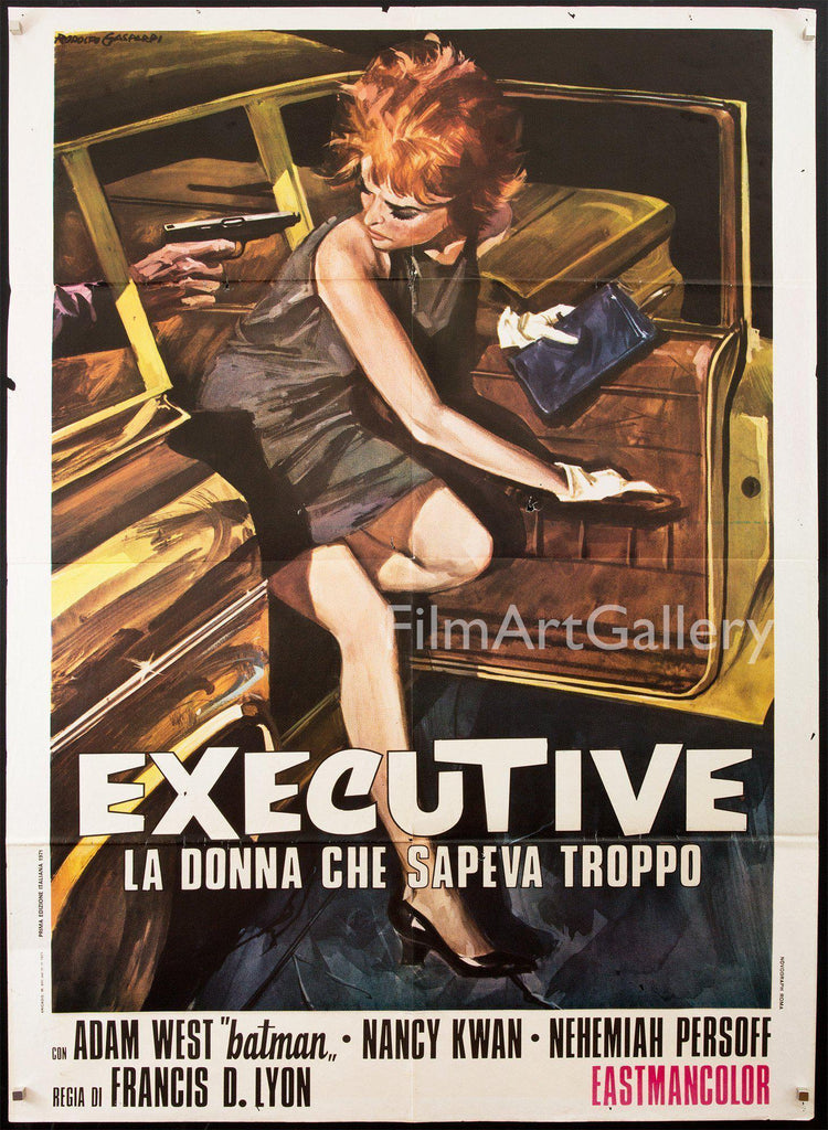 The Girl Who Knew Too Much (Executive) Original Vintage Movie Poster