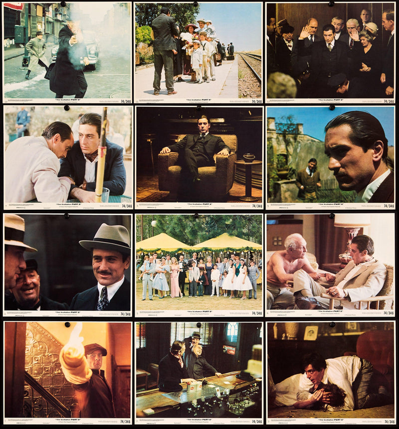 The Godfather Part II (Godfather Part 2) Mini Lobby Card Set of 12 (8x10) Original Vintage Movie Poster