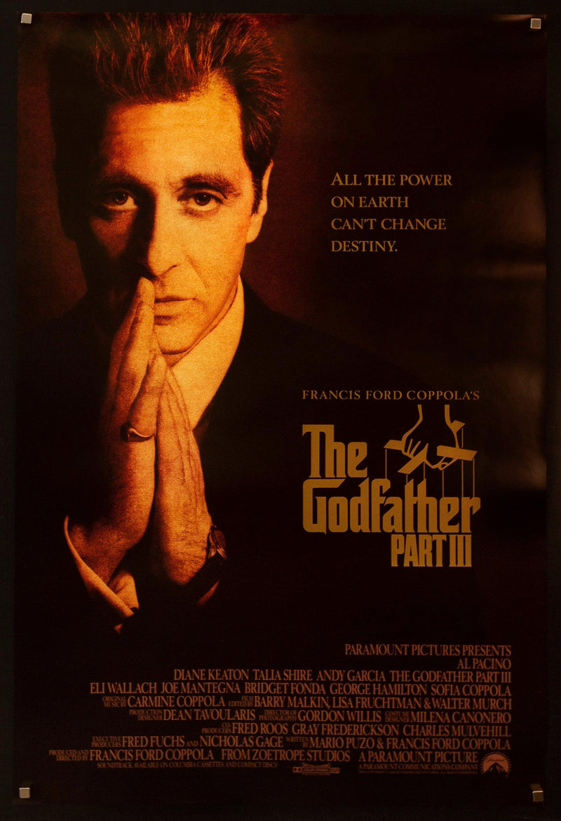 The Godfather Part III (Godfather Part 3) 1 Sheet (27x41) Original Vintage Movie Poster