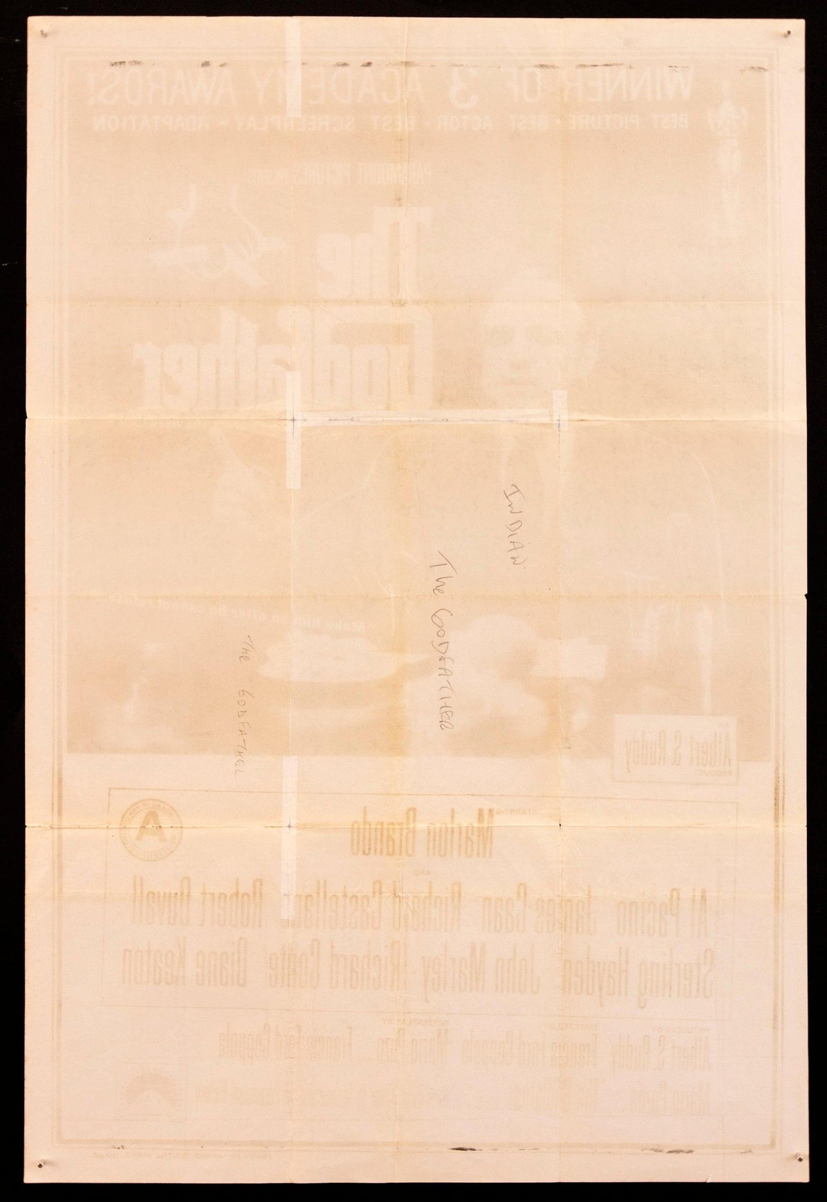 The Godfather Original Vintage Movie Poster