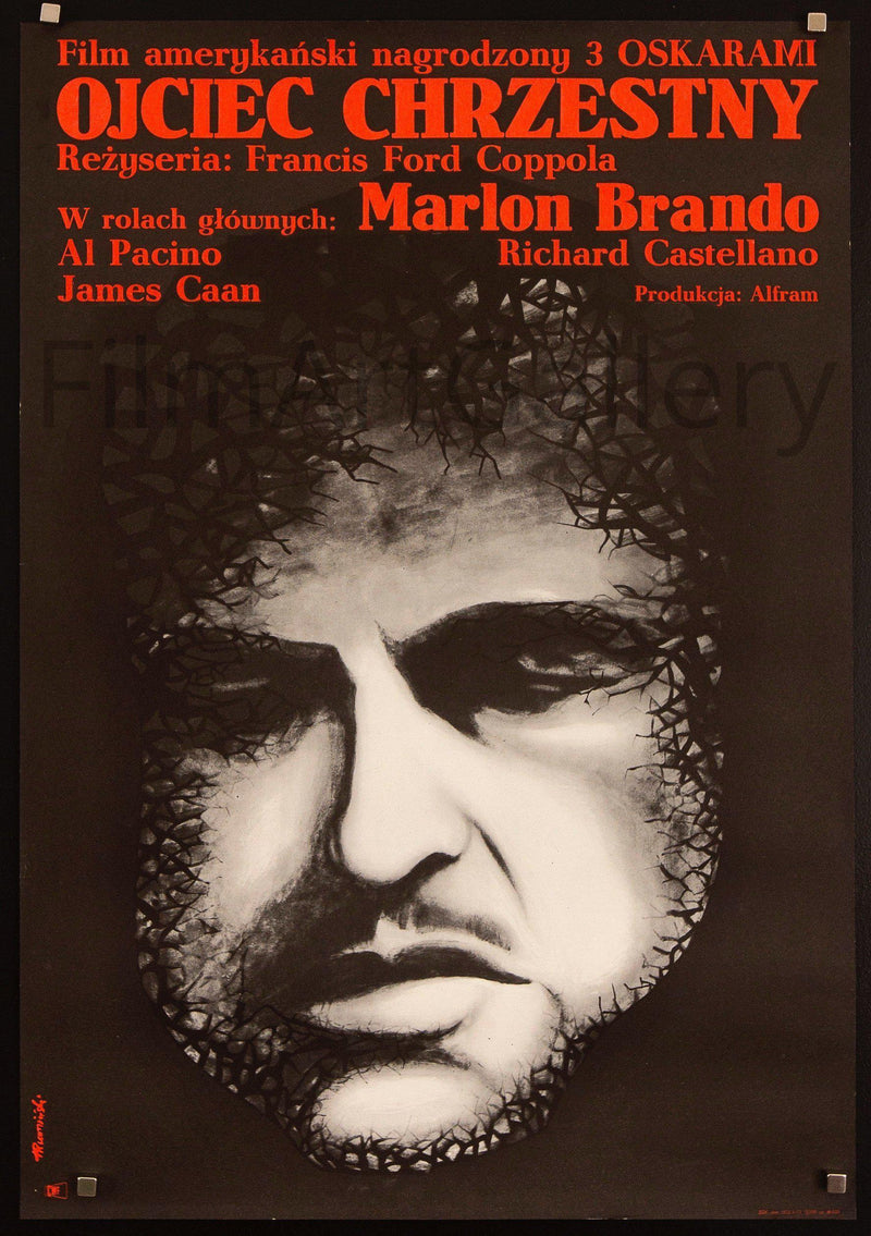 The Godfather Polish A1 (23x33) Original Vintage Movie Poster