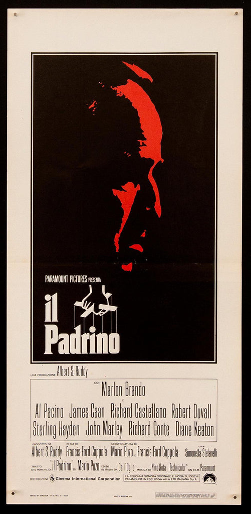 The Godfather Original Vintage Movie Poster