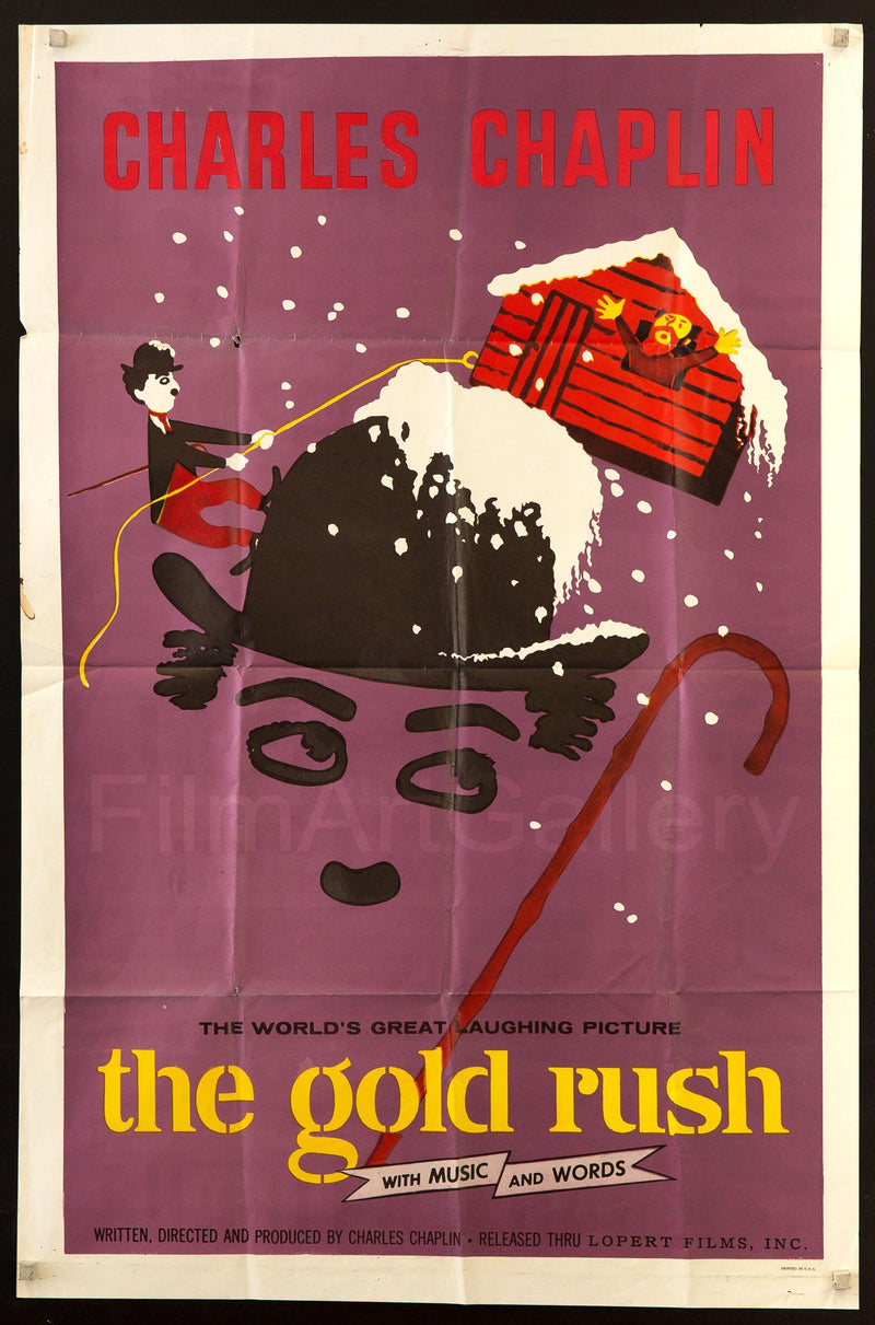 The Gold Rush 1 Sheet (27x41) Original Vintage Movie Poster