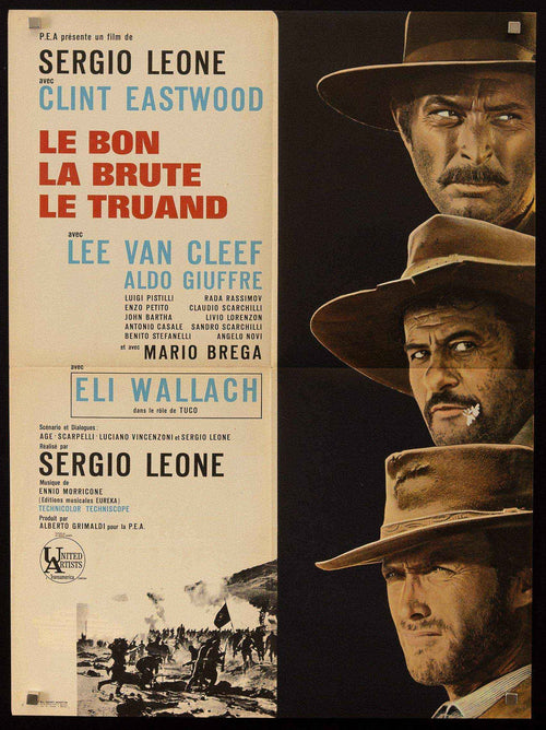 The Good Bad and the Ugly Original Vintage Movie Poster